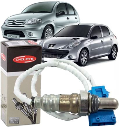 Sonda Lambda Peugeot 206 207 307 1.4 e 1.6 C3 Xsara Picasso - Delphi Original