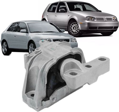 Coxim Calço Motor Direito Audi A3 Golf New Beetle de 1996 À 2005 - 1k0199262