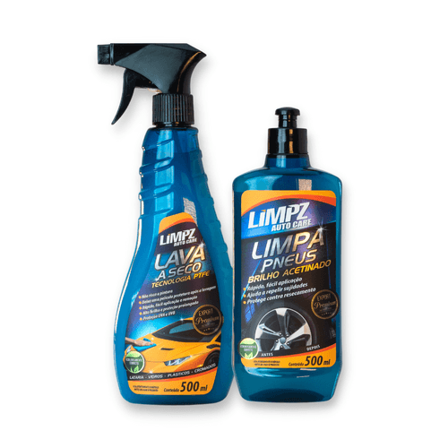 Limpa Seco Lava A Seco Tecnologia Ptfe Limpz Auto 500 Ml