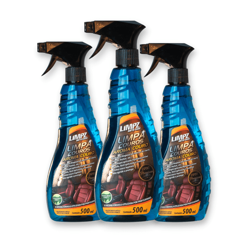 Limpa Couros Aroma Couro Original Limpz Auto 500 Ml