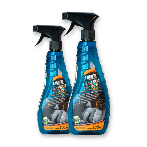 Limpa Tecidos Com Aroma Carro Novo Limpz Auto 500 Ml