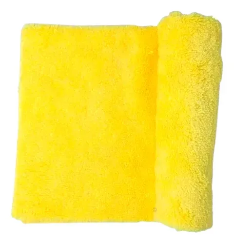 Toalha Microfibra Amarelo Lavagem
