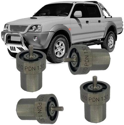 Kit 4 Bico Injetor Diesel L200 e Pajero 2.5 Turbo Diesel de 2001 À 2012