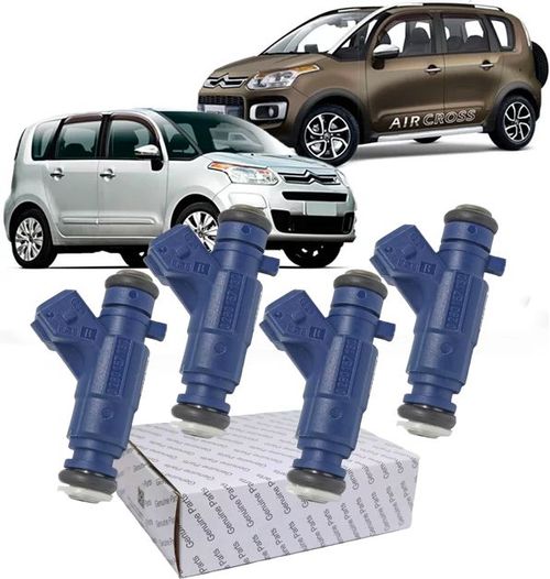 Kit 4 Bico Injetor Aircross Peugeot 208 308 1.6 16V Flex de 2012 À 2019 0280157130