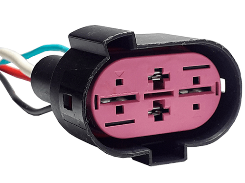 CHICOTE REPARO VENTOINHA RESISTENCIA PASSAT ALEMAO - JETTA - BORA - AMAROK - GUIA LADO ESQUERDO 4 VIAS