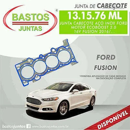 JUNTA DO CABECOTE - FORD FUSION 2.0 16V ECOBOOST APOS 2016