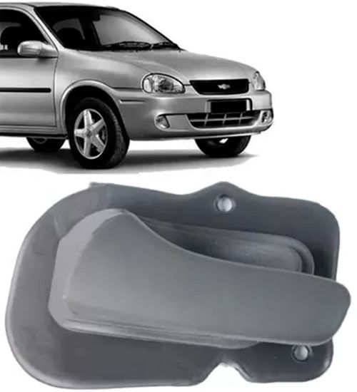 MACANETA INTERNA TRASEIRA DIREITA CORSA 1994/2016 (CINZA)