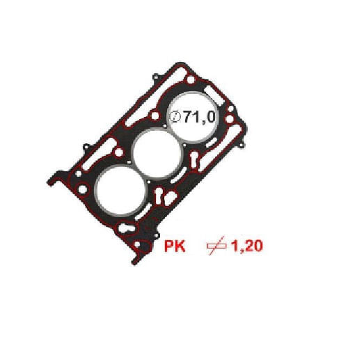 JUNTA DO CABECOTE - FIAT ARGO MOBI UNO 1.0 6V 3CIL FIREFLY APOS 2016