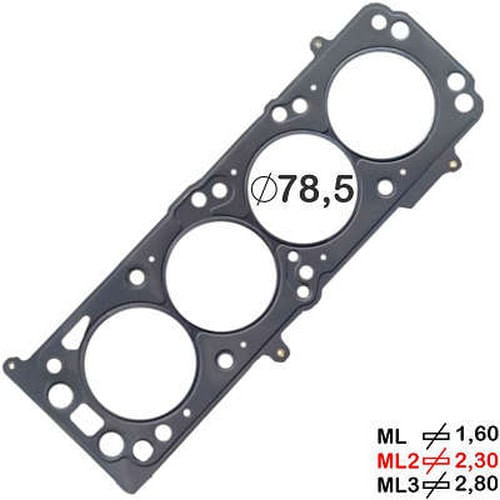 JUNTA DO CABECOTE - GM PRISMA CORSA MERIVA MONTANA 1.4 8V ECONOFLEX