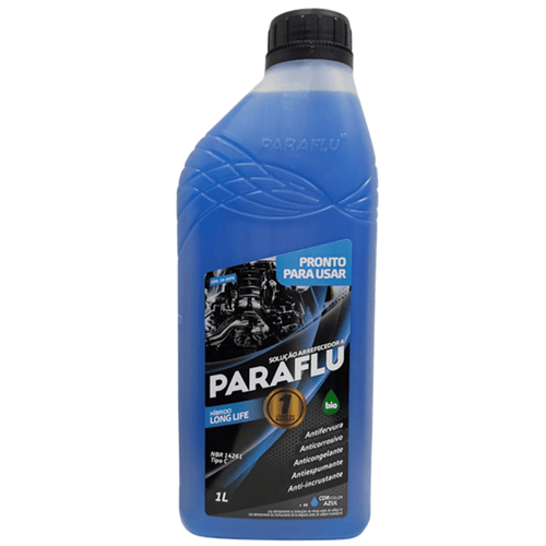 Aditivo para Radiador Paraflu Pronto Para Uso Híbrido Long Life Coloração Azul - 1l
