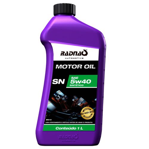 Oleo Motor 5W40 sn Sintetico ELANTRA 2.0 DOHC 2007 ATE 2011 - 80657 - MO1012