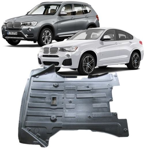 Protetor do Carter Bmw X3 F25 e X4 F26 de 2011 À 2017