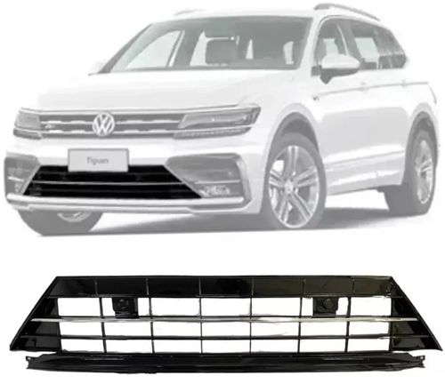 Grade do Parachoque Dianteiro Tiguan R-line 350 2.0 Tsi de 2018 À 2022