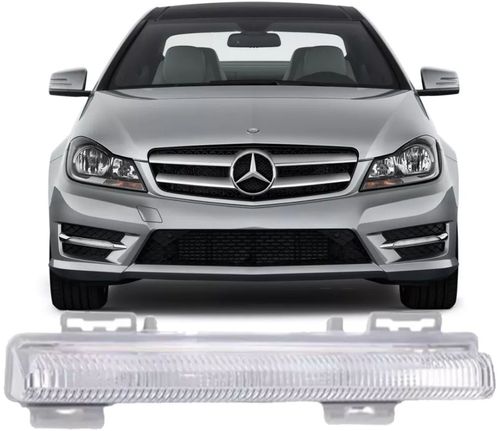 Farol de Milha Led Drl Mercedes C180 C200 C250 de 2012 À 2014 - Direito