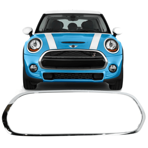 Moldura Da Grade Cromada Mini Cooper De 2014 À 2021