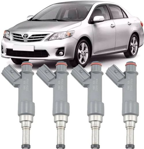 Kit 4 Bico Injetor Toyota Corolla 2.0 16V Flex de 2009 À 2014 - 23250-37030