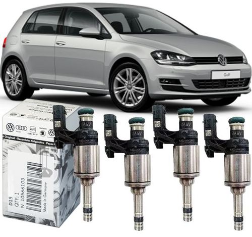 Kit 4 Bico Injetor Golf Audi A1 A3 Q3 1.4 Tsi Turbo