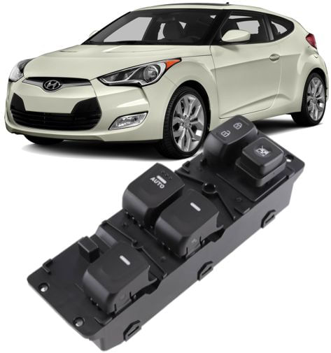 Comando Botao Vidro Eletrico Veloster 1.6 16V de 2013 e 2014