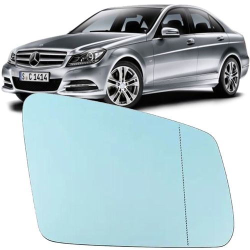 Lente do Espelho Retrovisor Mercedes C180 C200 C250 B200 Gla250 Cla200 - Esquerdo
