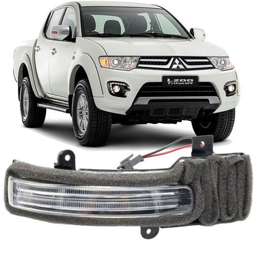 PISCA SETA RETROVISOR L200 TRITON DE 2014 À 2020 LD DIREITO