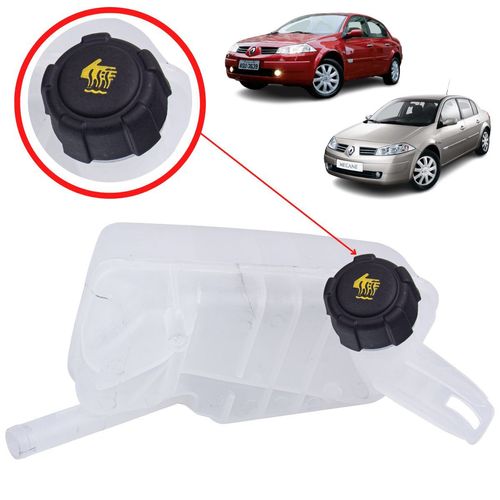 Reservatório de água Renault Grand Scenic 2.0 16V 2006 A 2012/ Megane 1.6 2.0 16V 2006 A 2012/ Megane Grand Tour 1.6 2.0 16V 2006 A 2012