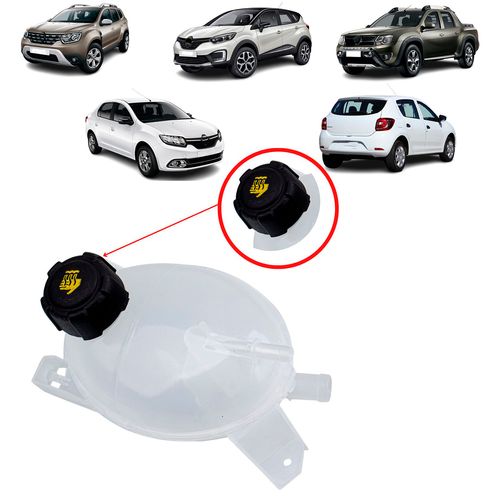 Reservatório de Água Renault Logan / Sandero / Duster / Oroch / Captur Vários Anos