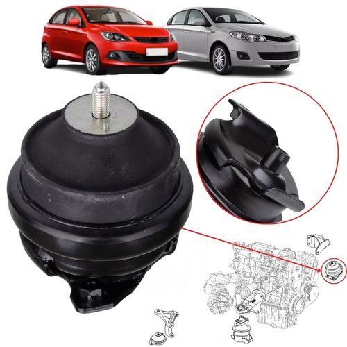 Coxim do Motor Dianteiro Chery Celer 2013 A 2017
