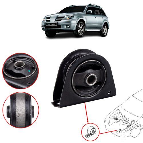 Coxim motor Mitsubishi Airtrek 2.4 2003 a 2008 Manual