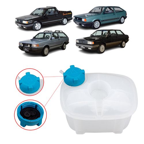 Reservatório de Água Volkswagen Gol/ Parati/ Saveiro/ Voyage/ Santana/ Kombi - Vários Anos