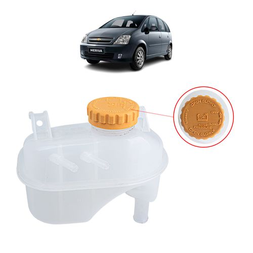 Reservatório de Água GM Meriva 1.8 16v 2002 A 2009 / Meriva 1.8 8v Flex e Gasolina 2002 A 2009/ Meriva 1.8 8V Sport Flex 2005 A 2009