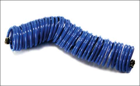 Mangueira pneumática espiral de poliuretano 8mm x 6mm / UN / Steula