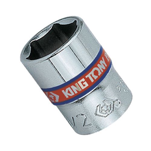 Soquete Sextavado Curto Encaixe 1/4" - 1/2" - 233516S - King Tony