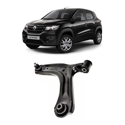 Balança Dianteira Lado Esquerdo Completo Renault Kwid 2017 2018 2019 2020 2021 2022 - Grazzimetal