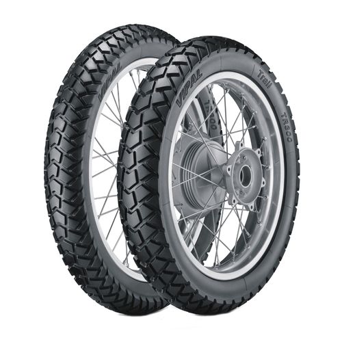 Pneu Moto Vipal Trail TR300 130/80-18 66S TT - Traseiro