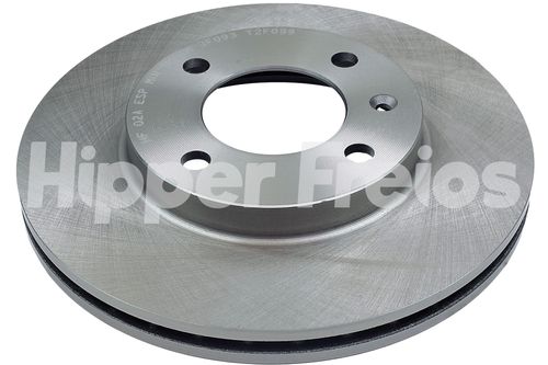DISCO FREIO (DIANT) VENTIL / GOL 89-94  GTI,  95-  AP/AT / HIPPER FREIOS HF-02A