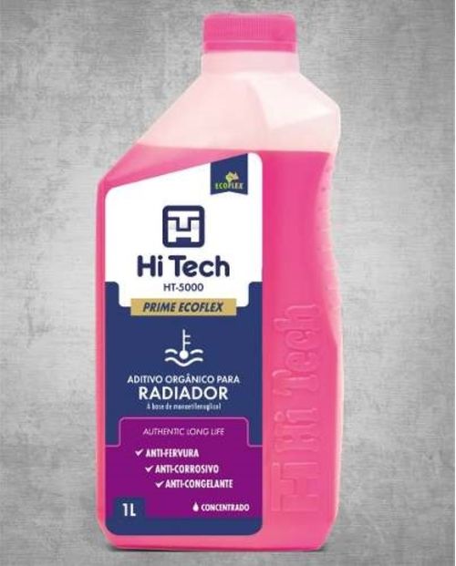 Aditivo Radiador Organico Rosa Hi Tech Ht5000 Long Fife 1l Hitech Ht5000l Pe�a