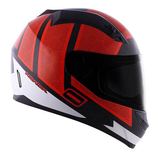 capacete NORISK FF391 STUNT KING VERMELHO