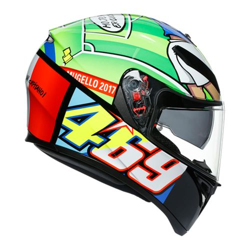 Capacete Agv K3 Sv Rossi Mugello 2017 61-62/xl