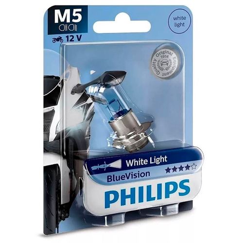 Lâmpada Farol Biz Bros Neo Web M5 35/35 Philips Blue Vision
