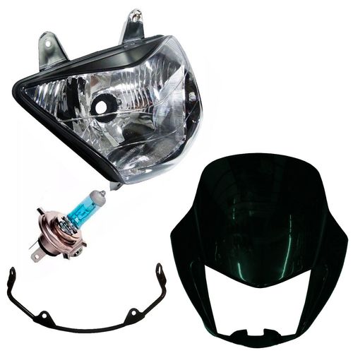 Kit Farol Falcon Lâmpada Farol Aranha Carenagem Verde 2004 / 2005