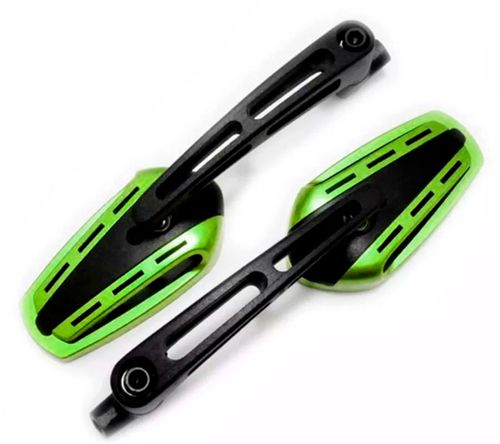 Espelho Retrovisor Mini Esportivo Haste Plastico C/ base de Alumínio Varias Cores