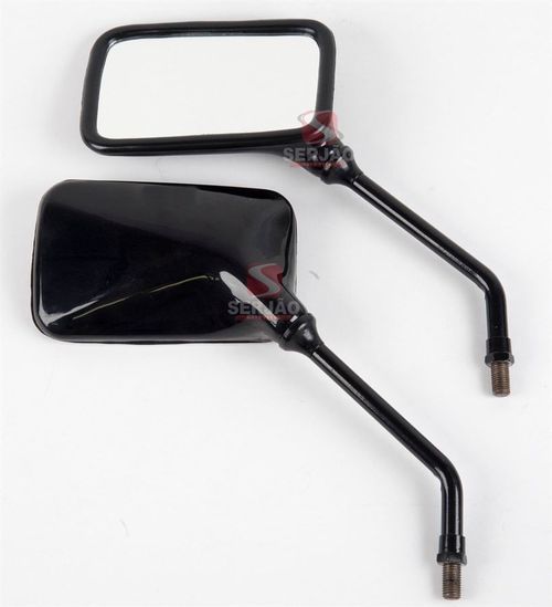 Retrovisor Cbx250 Twister 2001 á 2008 Preto Gvs Par