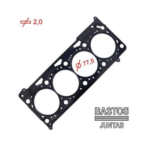 JUNTA DO CABECOTE - VW FOX GOL GOLF 1.6 8V BAH APOS 2002/ KOMBI 1.4 | MLS 2.00MM - BASTOS