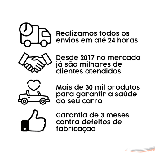 Amortecedor Mola Gás Tampa Porta-malas Fit G1 03 A 08