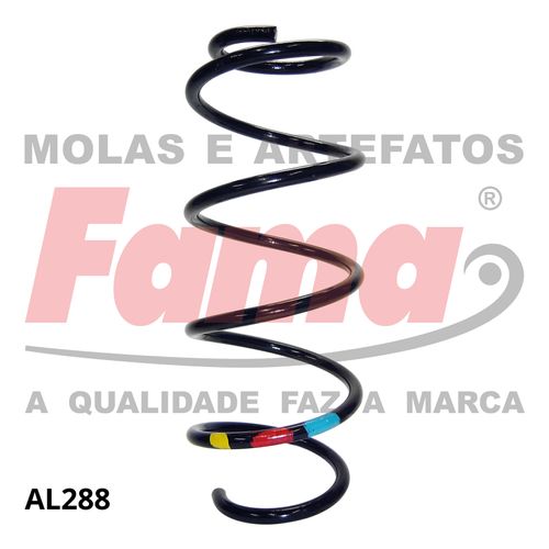 MOLA SUSPENSAO DIANTEIRA / SAVEIRO 10- CROSS / FAMA AL288