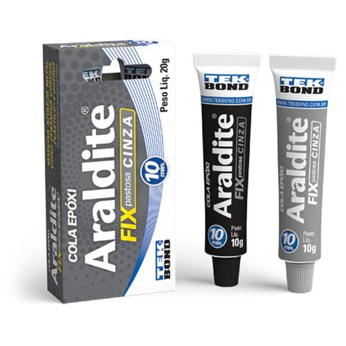 Adesivo S.O.S Araldite Fix Cinza 20G - Tekbond