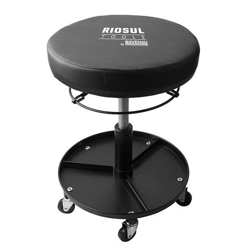 Banqueta regulavel para mecanico giratoria até 100 kg - R070033 - Rio Sul