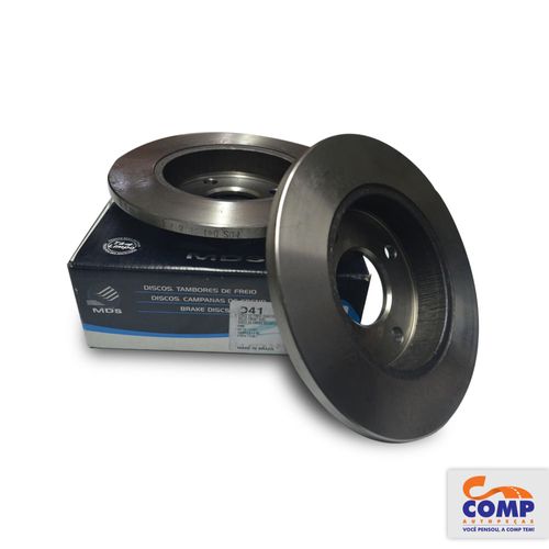 Disco de Freio Dianteiro Sólido Courier Fiesta Ka 121 1995 em diante MDS D41