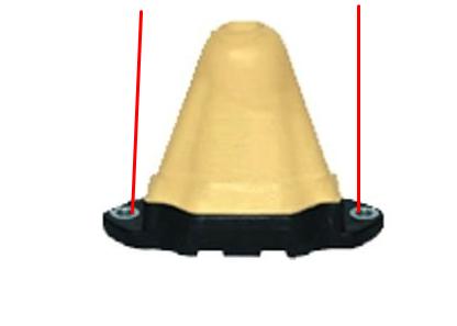 Batente Amortecedor Tras Strada 98 07 Strada 1.4 08 Working