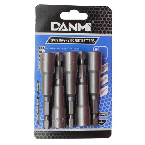 Jogo de Soquetes Magnéticos 8 MM 5 Peças DANMI®